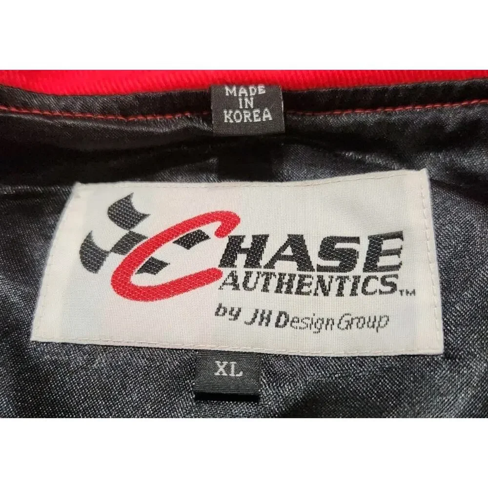 Dale Earnhardt Jr. #8 Budweiser Chase Authentics Racing Jacket Size XL